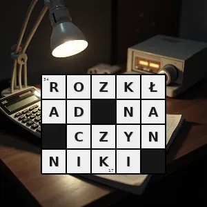 Rozwiązanie krzyżówki: proces w którym dla danego obiektu znajdują się obiekty takie że ich iloczyn jest jemu równy przez co są one w pewnym sensie od niego prostsze - rozkład na czynniki | hasła, synonimy i podpowiedzi Hasło krzyżówkowe proces w którym dla danego obiektu znajdują się obiekty takie że ich iloczyn jest jemu równy przez co są one w pewnym sensie od niego prostsze - rozkład na czynniki – rozwiązanie, synonimy, podpowiedzi i definicje krzyżówkowe